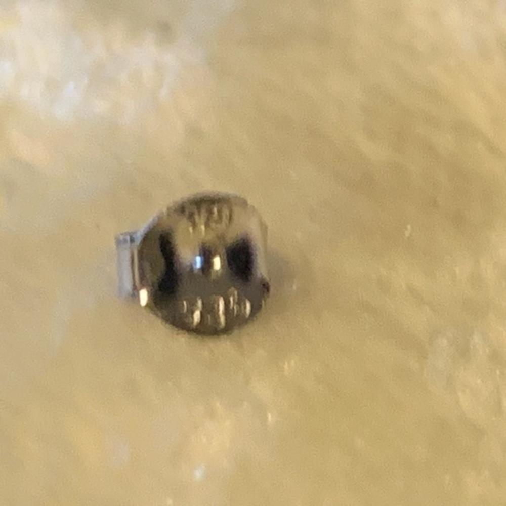 STERLING SILVER CUBIC ZIRCONIA STUDS - Picture 8 of 8